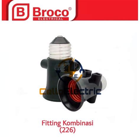 Jual Fitting Lampu Kombinasi Broco Fitting Lampu Gantung Shopee