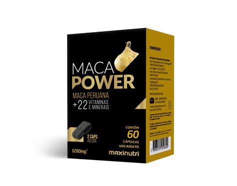 Maca Power Mg Vit E Minerais C Psulas Human Nutrition