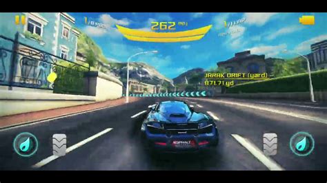 Asphalt 8 Azure Coast Reverse Classic McLaren 720S Class A YouTube