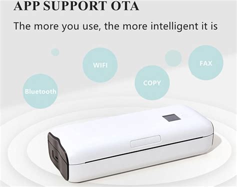 A4 Thermal Printer Support 83 Inch A4 Thermal Paper 203dpi Wireless Portable Mobile Travel