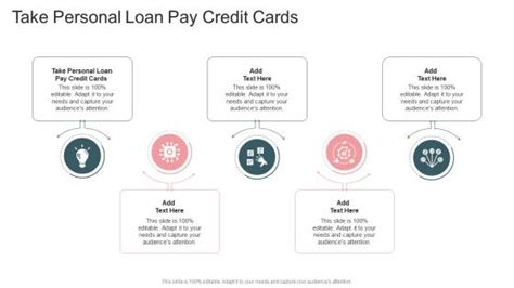 Take Personal Loan Pay Credit Cards Powerpoint Presentation And Slides Slideteam