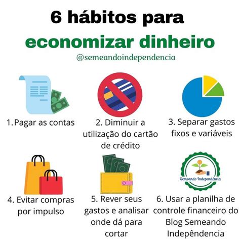 H Bitos Para Economizar Dinheiro Finan As Or Amento Como