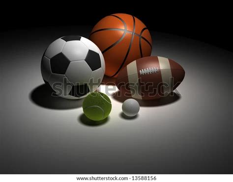 Stock De Ilustraciones De Pelota Deportes Cinco Diferente Deportes