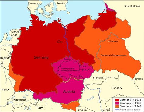 Alemania Nazi O Tercer Reich 1933 1943 Tamaño Completo