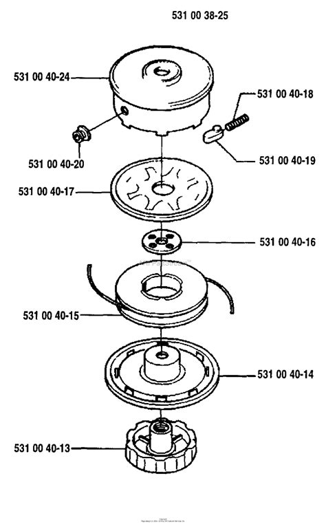 Husqvarna Trimmer Heads 1994 06 Parts Diagram For Trimmy Super Automatic