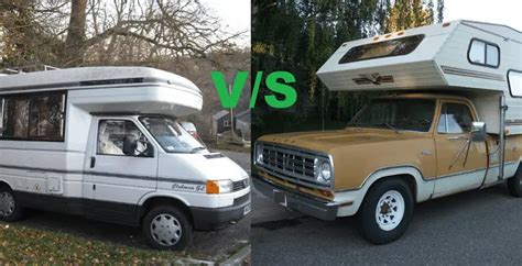 Class B Motorhome Vs Truck Camper 15 Key Differences Camper Grid