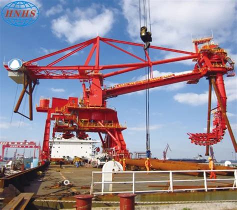 Bridge Type Grab Ship Unloader For Unloading Bulk Materials From Ship