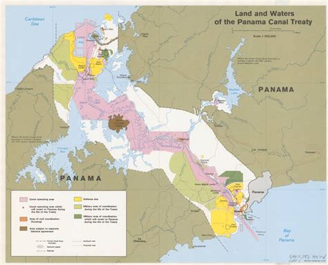 Land And Waters Of The Panama Canal Treaty 1987 Panama Canal History Ancient Languages