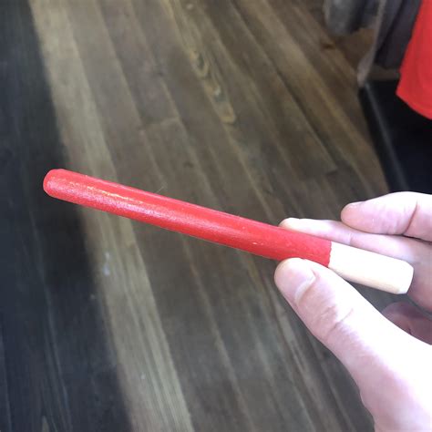 This Little Red Stick Is Used By Field Workers To Harvest Only