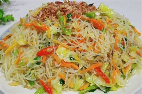 Resep Bihun Goreng Putih Vegetarian