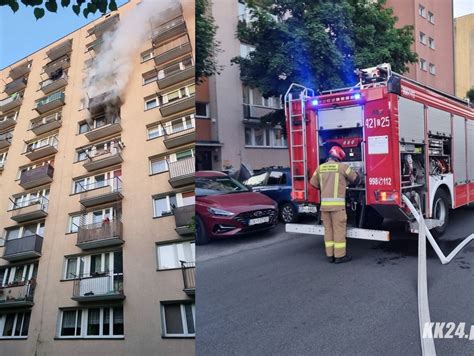 Mieszkanie By O Ca Kowicie Obj Te Ogniem Stra Acy Walczyli Z Po Arem W