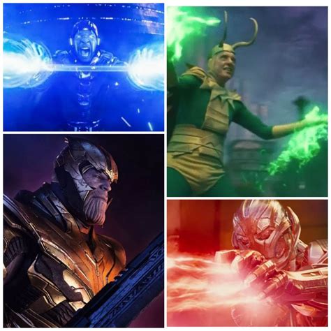 (MCU) Big Baddie Battle. Kang vs Old Loki vs Thanos vs Ultron - Battles ...