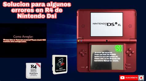 Posible Solucion A Error R En Nintendo Dsi Youtube