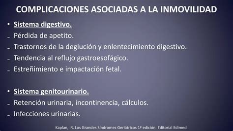 S Ndrome De Inmovilidad Del Anciano Ppt