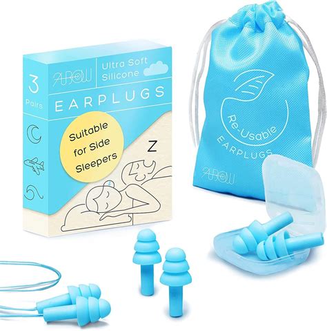 Amazon Anbow Soft Ear Plugs For Sleeping Noise Reduction Silicone