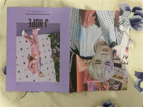 Bts J Hope Tingi Sg Season S Greetings Tabloid Poster Hobbies