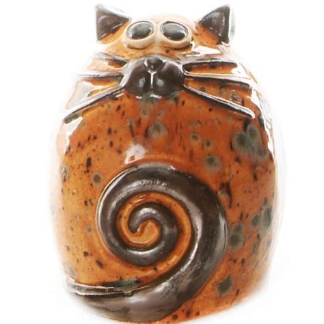 Tabby Fat Cat Ornament Ginger