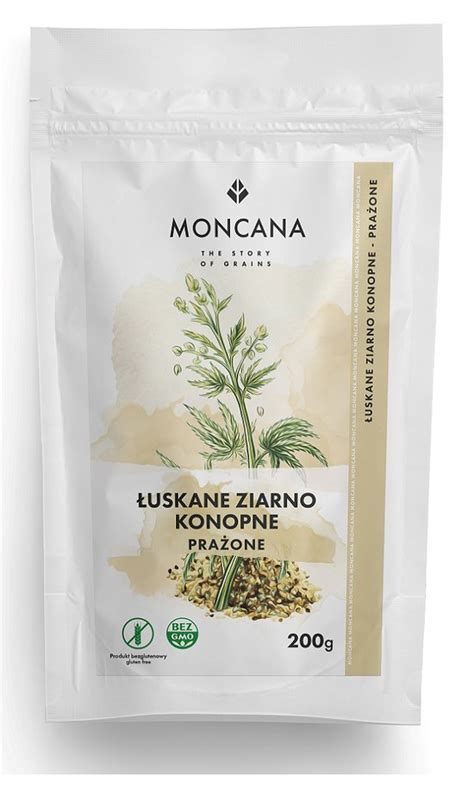 Moncana Łuskane ziarno konopne prażone 200 g Moncana Sklep EMPIK