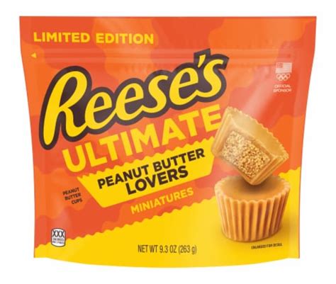 Reese's Ultimate Peanut Butter Lovers Miniature Peanut Butter Cups, 9.3 oz - Fry’s Food Stores