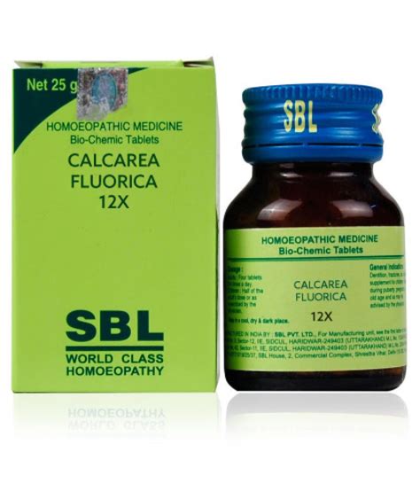 Sbl Calcarea Fluorica Biochemic Tablet X Tablet Gm Pack Of Buy