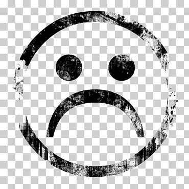 Emoticon Sonrisa Fruncir El Ce O Tristeza S Mbolo Cara L Nea