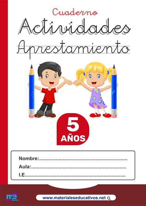 Cuaderno De Actividades Aprestamiento A Os Imprime En Pdf