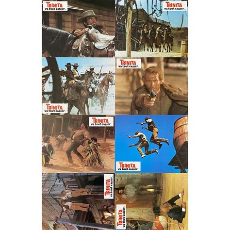 Boot Hill French Lobby Cards 9x12 In 1969 X8