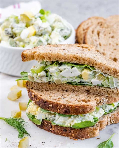 Egg Salad Sandwich Recipe Healthy Healthy Fitness Meals