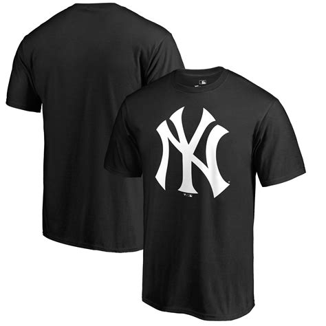 New York Yankees Fanatics Branded Primary Logo T Shirt Black