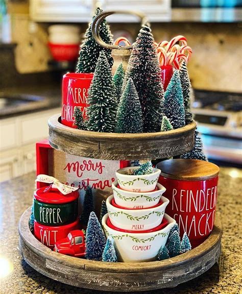 Adorably Festive Tiered Tray Ideas For Christmas Of Life And Lisa