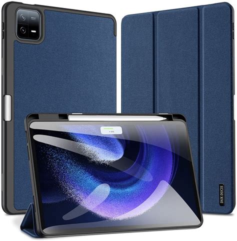 Dux Ducis Domo Xiaomi Pad Pro Hoes Tri Fold Book Case Blauw