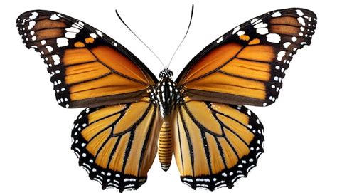 Premium Psd Monarch Butterfly With Open Wings