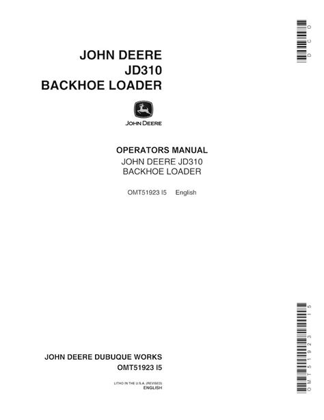 John Deere Backhoe Loader Pdf Operator S Manual