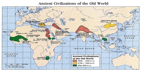 Ancient Civilizations Map Activity