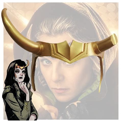 Buy Loki Helmet With Horns Cosplay Props Loki Crown Mask Halloween