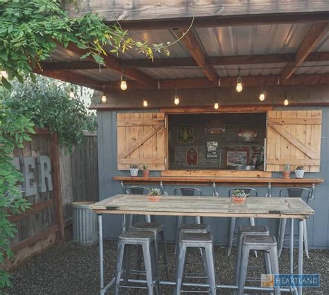 How to build a backyard bar shed