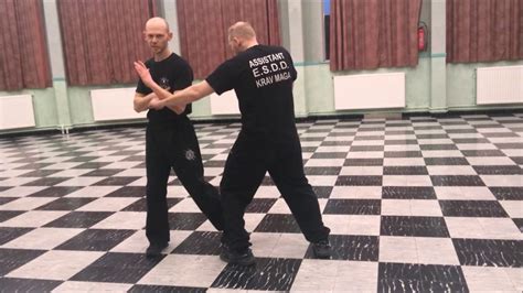 Krav Maga Esdd Parade Contre Sur Coup De Poing Direct Avant Niveau