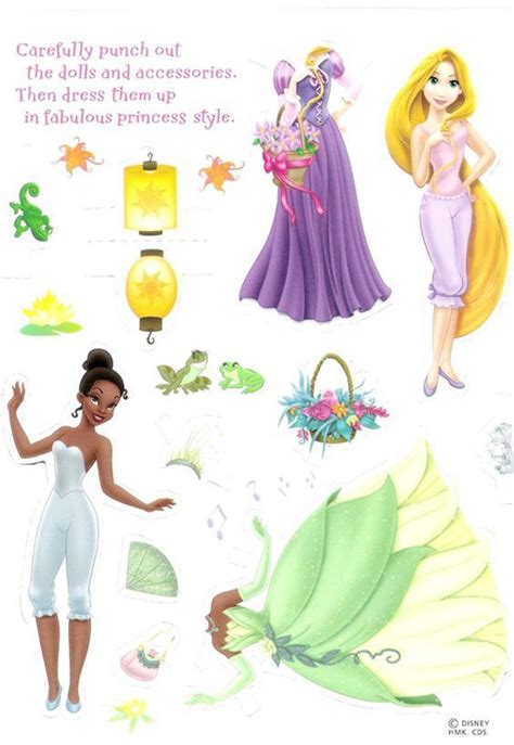 Disney Movie Princesses Princess Paper Dolls