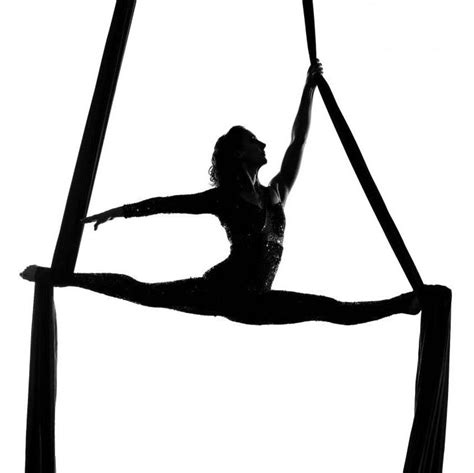 Aerial Yoga Silhouette at GetDrawings | Free download