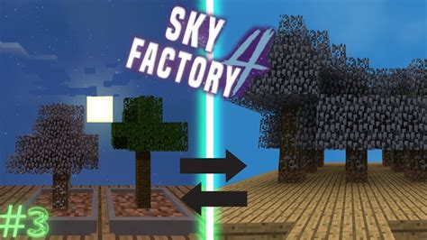 Minecraft SkyFactory 4 Playthrough Ep 3 Bonsai Pots YouTube