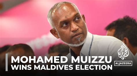 Mohamed Muizzu Wins Maldives Election In Victory For Pro China Camp