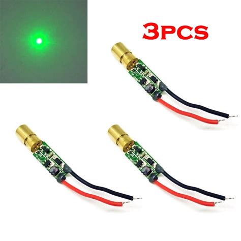 Pcs Mini Green Laser Light Nm Nm Mw Green Laser Diode Dot