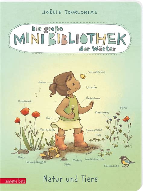 große Mini Bibliothek der Wörter Natur und Tiere Pappbilderbuch