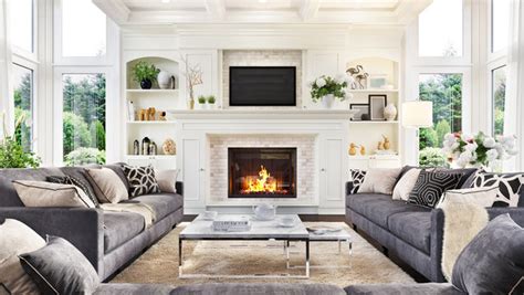 Luxury Living Rooms With Fireplaces | Baci Living Room