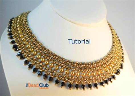 Netting Necklace Pattern Seed Bead Necklace Pattern Beading Patterns Beading Tutorials