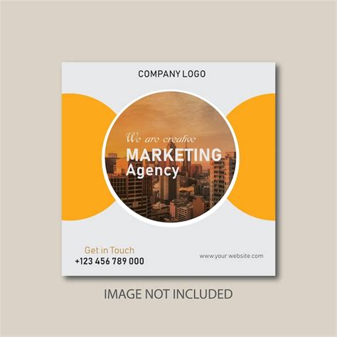 Premium Vector | Corporate poster design template