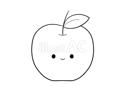 Free Vectors | Apple with black and white face