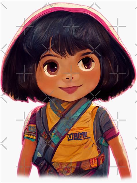 "dora the explorer" Sticker for Sale by mayza-shop | Redbubble