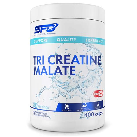 Tri Creatine Malate XtraCaps 400 kapsułek SFD NUTRITION 74 zł