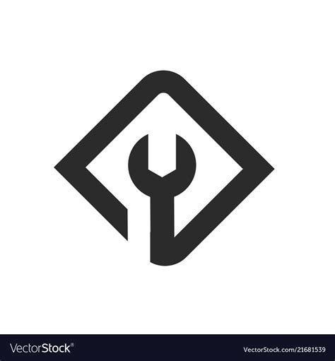 Repair symbol logo icon Royalty Free Vector Image